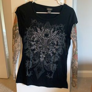 Dots Long Tattoo Sleeve Size L